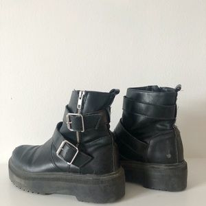 Biker Boots with Buckles